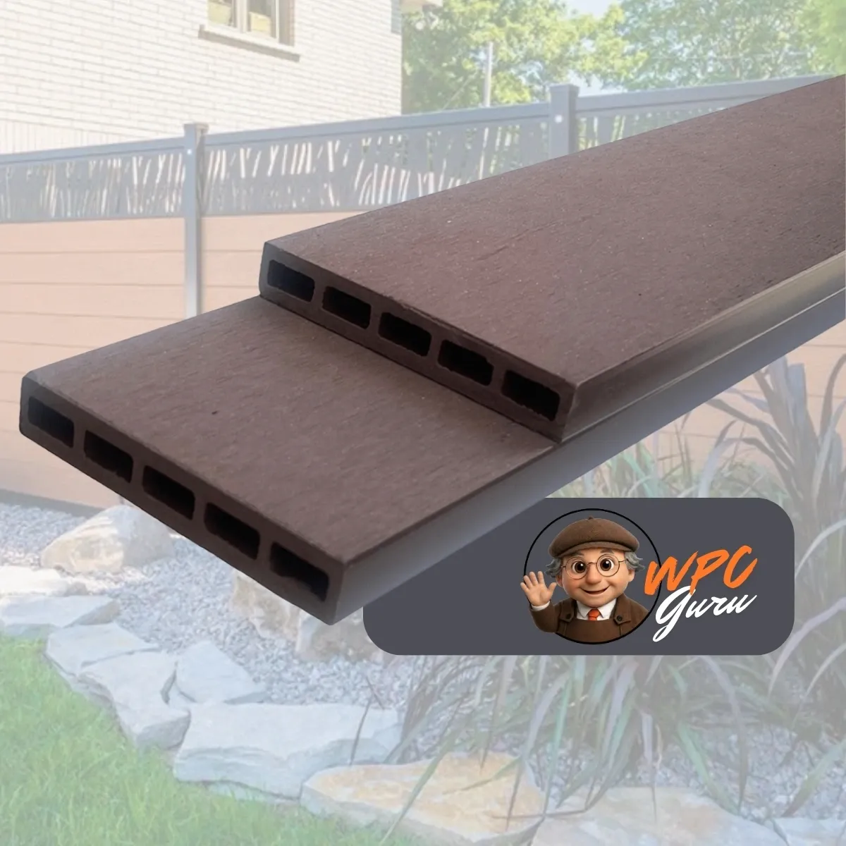 Monte Carlo WPC kerítéselem - letisztult