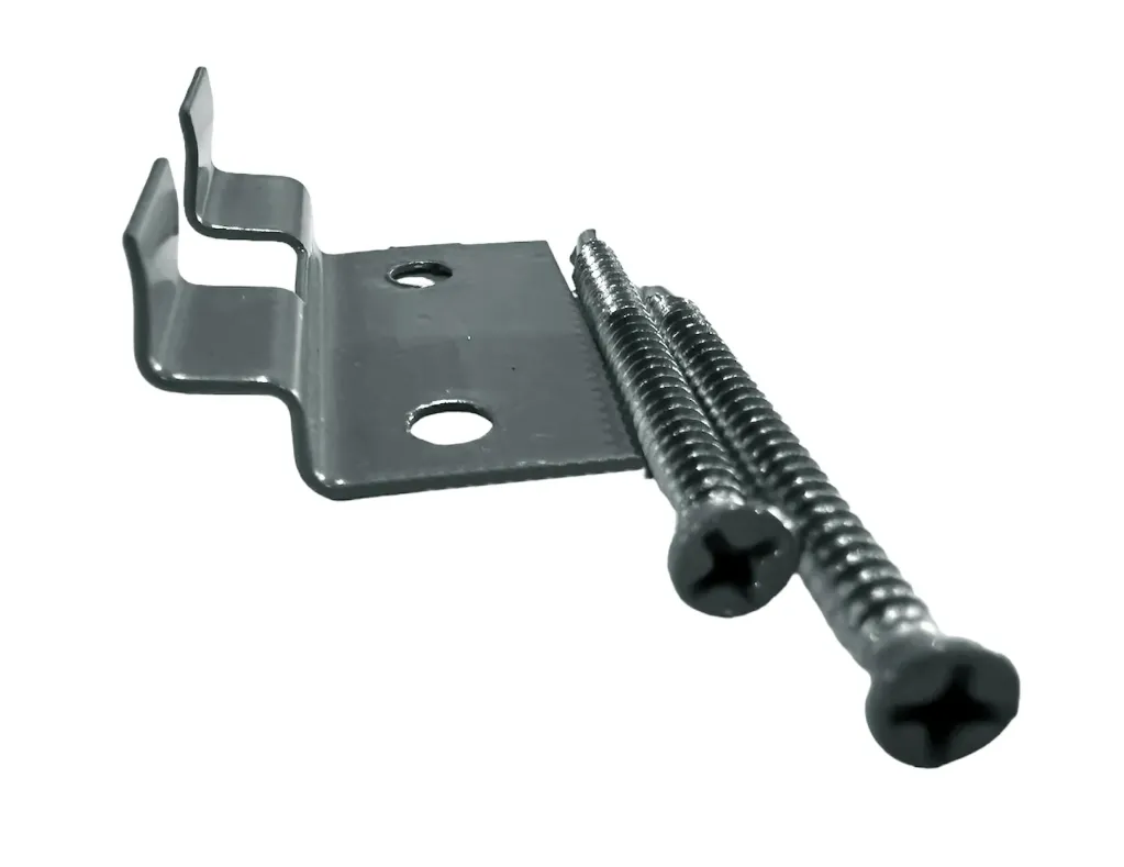 [WG1403] Indító klipsz csavarral Feelingwood gyorsösszeszerelésű teraszburkolathoz (Világosszürke)