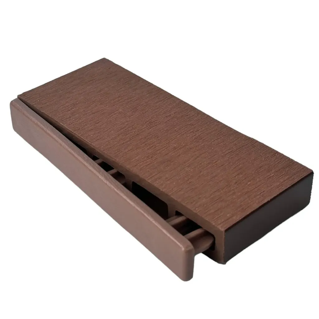 WPC kerítésléc végzáró dugó - hézagos kerítéshez