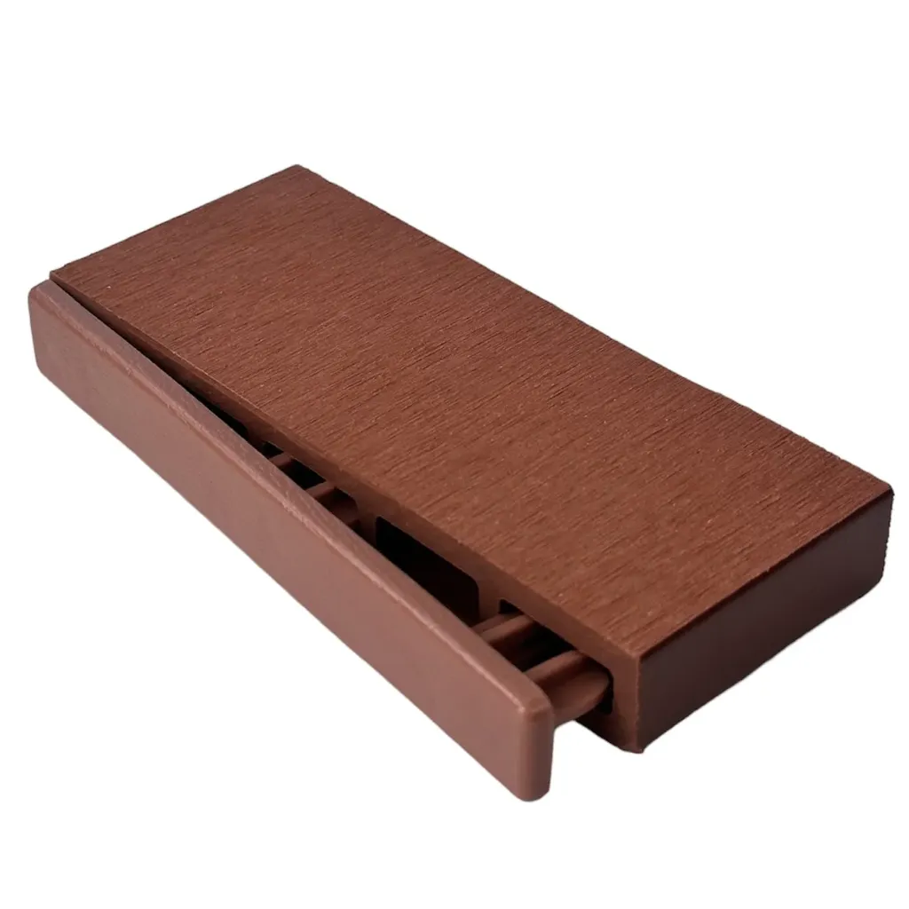 WPC kerítésléc végzáró dugó - hézagos kerítéshez