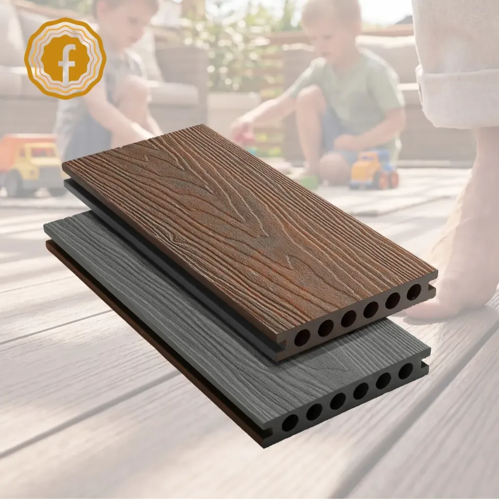 [CD140R23 Star Grey/Red Brwon] Feelingwood Dual Shade teraszburkolat (Star szürke - Mahagóni barna)