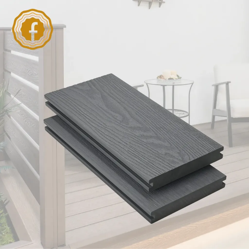 [CD140S23 Solid co-extrusion decking - Star Grey] Feelingwood Titan Deck (Világosszürke)